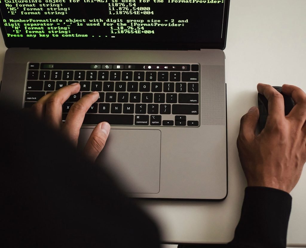 Programmer working